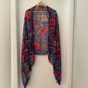 Lightweight Multicolor Large Scarf / Shawl